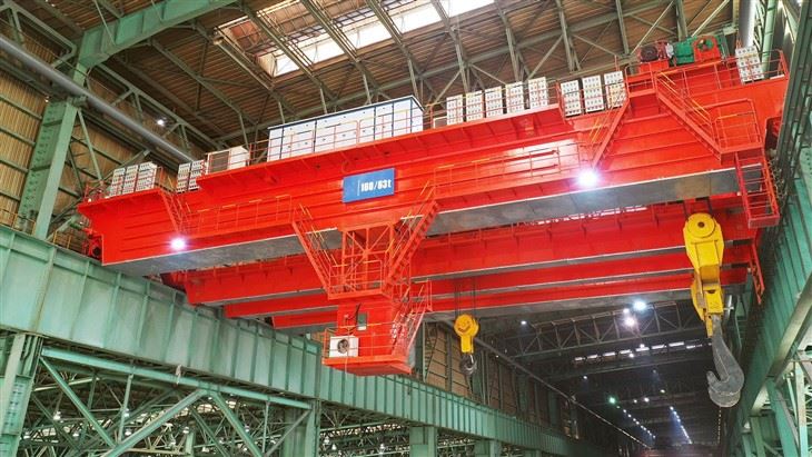 Overhead kraan met dubbele straalindustrie