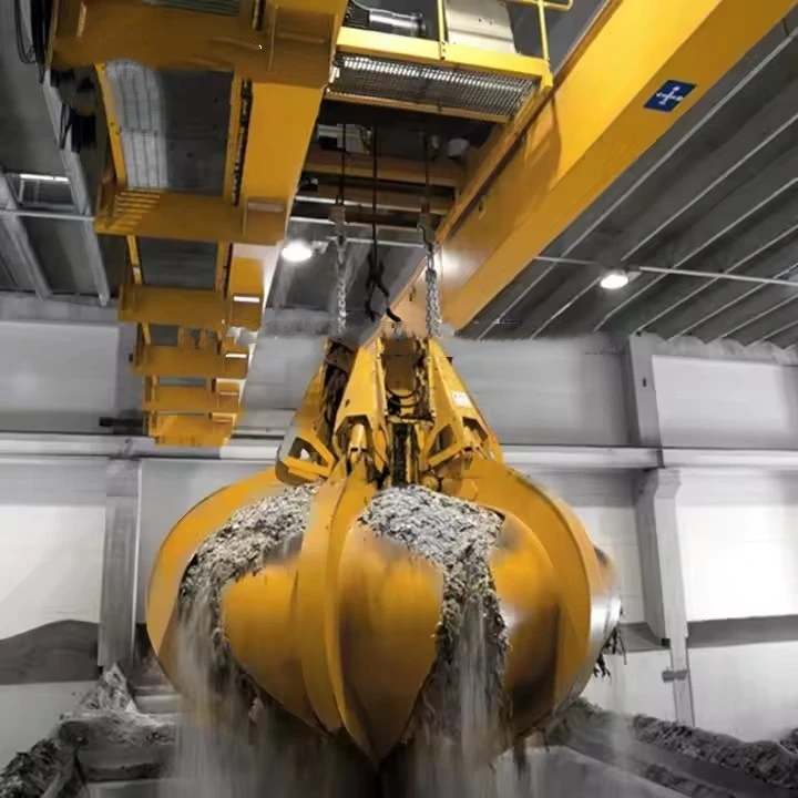 QZ Grab Double Girder Overhead Crane
