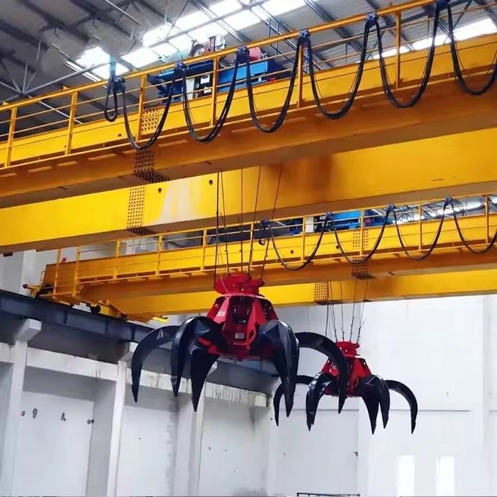 QZ Grab Double Girder Overhead Crane