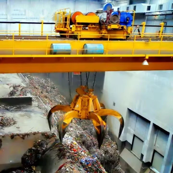 QZ Grab Double Girder Overhead Crane