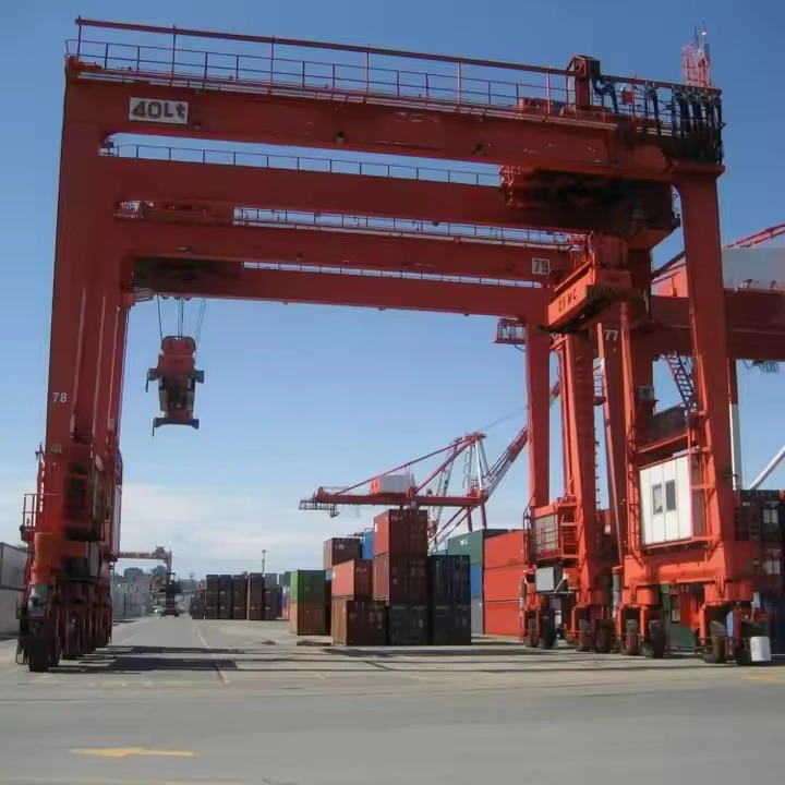 Rtg-kraan Portaalkraan met rubberbandencontainer