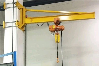 Muur gemonteerd jib