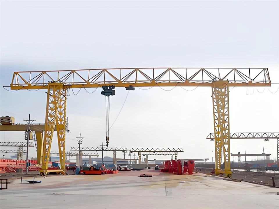 trussed type electric hoist gantry crane-2
